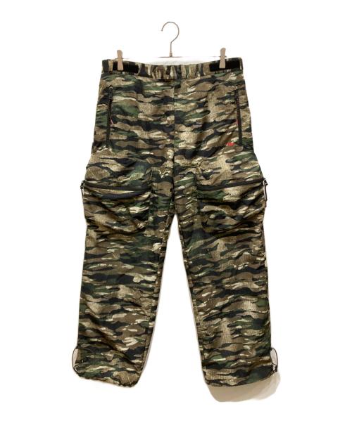 DIESEL（ディーゼル）DIESEL (ディーゼル) バックロゴカモ柄カーゴパンツ オリーブ サイズ:SIZE Lの古着・服飾アイテム