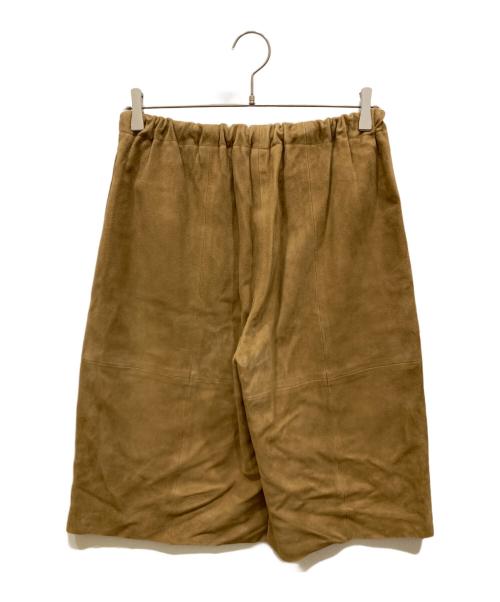 BACCA（バッカ）BACCA (バッカ) ゴートスエード ハーフパンツ ブラウン サイズ:SIZE 34の古着・服飾アイテム
