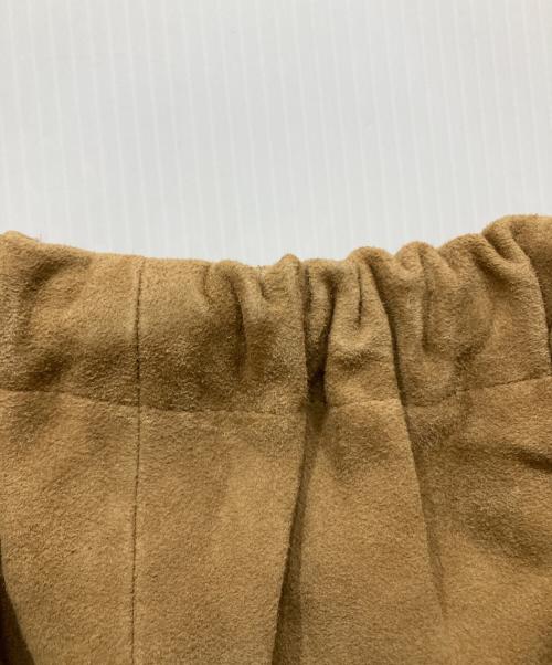 BACCA（バッカ）BACCA (バッカ) ゴートスエード ハーフパンツ ブラウン サイズ:SIZE 34の古着・服飾アイテム