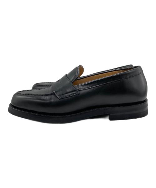 HARROGATE（ハロゲイト）HARROGATE (ハロゲイト) ペニーローファー ブラック サイズ:SIZE 7の古着・服飾アイテム