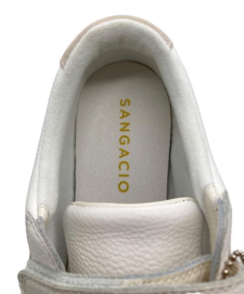 Sangacio（サンガッチョ）SANGACIO (サンガッチョ) ベルクロスニーカー ホワイト サイズ:SIZE 26.5cm 未使用品の古着・服飾アイテム