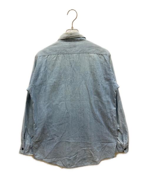 FIVE BROTHER（ファイブブラザー）FIVE BROTHER (ファイブブラザー) シャンブレーシャツ ブルー サイズ:SIZE 14 1/2の古着・服飾アイテム