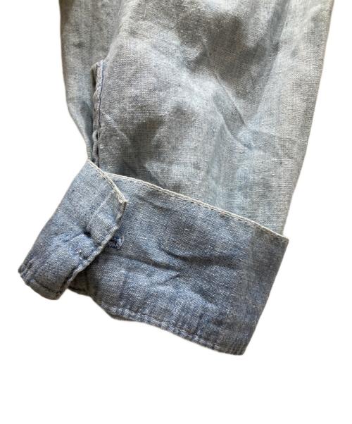 FIVE BROTHER（ファイブブラザー）FIVE BROTHER (ファイブブラザー) シャンブレーシャツ ブルー サイズ:SIZE 14 1/2の古着・服飾アイテム