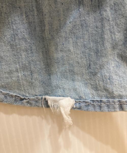 FIVE BROTHER（ファイブブラザー）FIVE BROTHER (ファイブブラザー) シャンブレーシャツ ブルー サイズ:SIZE 14 1/2の古着・服飾アイテム