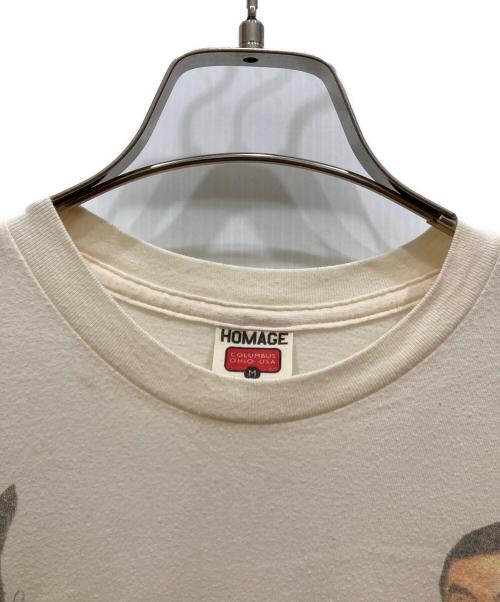 HOMAGE（オマージュ）HOMAGE (オマージュ) Mr. Bean プリントTシャツ アイボリー サイズ:SIZE Mの古着・服飾アイテム