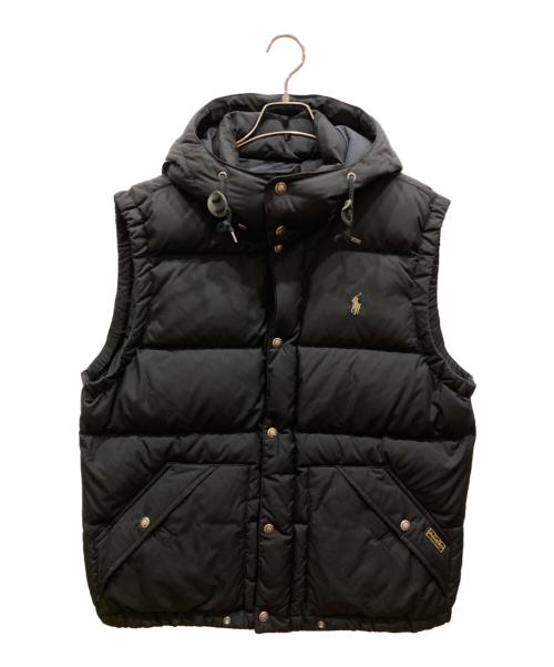 POLO RALPH LAUREN（ポロ・ラルフローレン）POLO RALPH LAUREN (ポロ・ラルフローレン) ダウンベスト ブラック サイズ:SIZE Lの古着・服飾アイテム