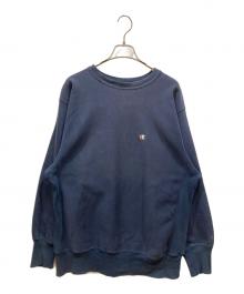 Champion REVERSE WEAVE（チャンピオン リバース ウィーブ）の古着「クルーネックスウェット」｜ネイビー
