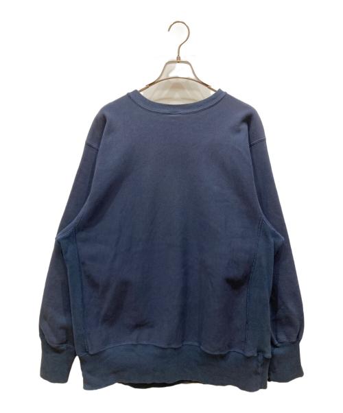Champion REVERSE WEAVE（チャンピオン リバース ウィーブ）Champion REVERSE WEAVE (チャンピオン リバース ウィーブ) クルーネックスウェット ネイビー サイズ:SIZE XLの古着・服飾アイテム