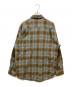 PENDLETON (ペンドルトン) エルボーパッチウールチェックシャツ ブラウン×ブルー サイズ:SIZE XL：10000円