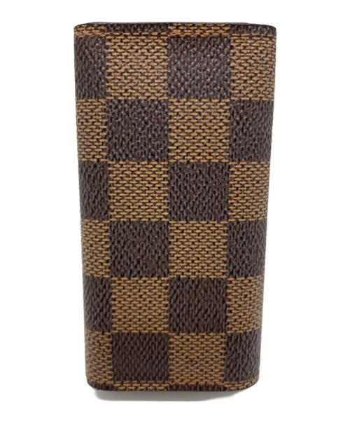 LOUIS VUITTON（ルイ ヴィトン）LOUIS VUITTON (ルイ ヴィトン) キーケース　ダミエ　キーケース ミュルティクレ4 ブラウンの古着・服飾アイテム