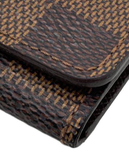 LOUIS VUITTON（ルイ ヴィトン）LOUIS VUITTON (ルイ ヴィトン) キーケース　ダミエ　キーケース ミュルティクレ4 ブラウンの古着・服飾アイテム