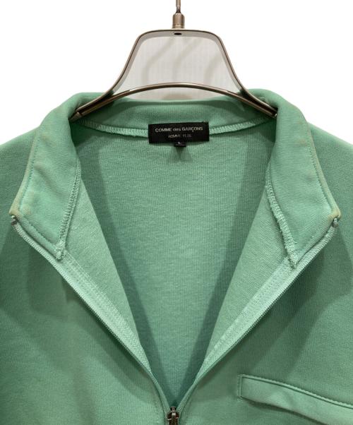 COMME des GARCONS HOMME PLUS（コムデギャルソンオムプリュス）COMME des GARCONS HOMME PLUS (コムデギャルソンオムプリュス) ハーフジップスウェット グリーン サイズ:SIZE Lの古着・服飾アイテム