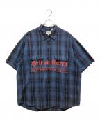 SUPREME×Bernadette Corporationシュプリーム×バーナデット コーポレーション）の古着「S S Work Shirt」｜ブルー