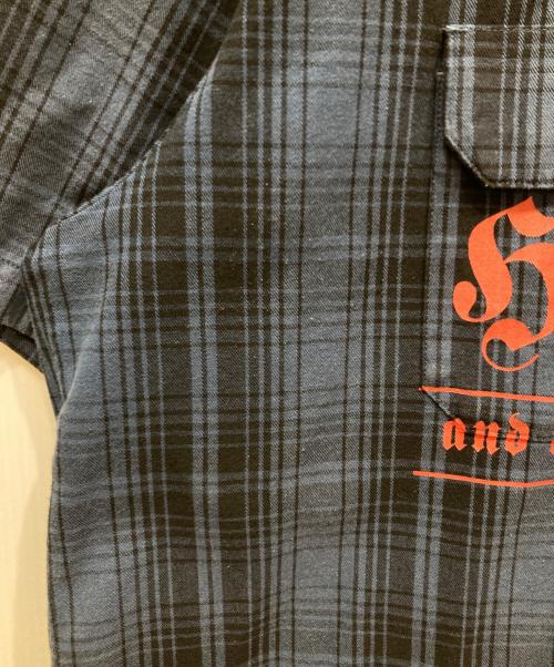 SUPREME（シュプリーム）Supreme (シュプリーム) Bernadette Corporation (バーナデット コーポレーション) S S Work Shirt ブルー サイズ:SIZE XLの古着・服飾アイテム