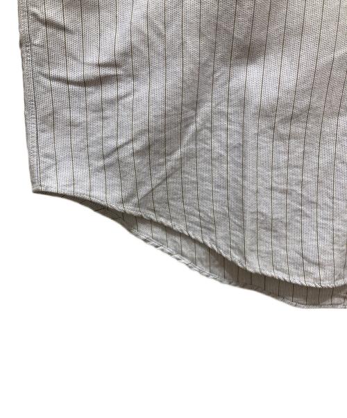 COMME des GARCONS HOMME（コムデギャルソン オム）COMME des GARCONS HOMME (コムデギャルソン オム) ストライプジップシャツ ブルー サイズ:不明の古着・服飾アイテム