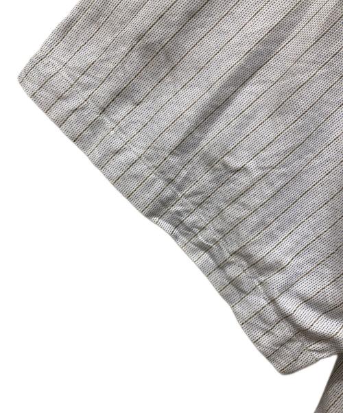 COMME des GARCONS HOMME（コムデギャルソン オム）COMME des GARCONS HOMME (コムデギャルソン オム) ストライプジップシャツ ブルー サイズ:不明の古着・服飾アイテム