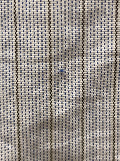 COMME des GARCONS HOMME（コムデギャルソン オム）COMME des GARCONS HOMME (コムデギャルソン オム) ストライプジップシャツ ブルー サイズ:不明の古着・服飾アイテム