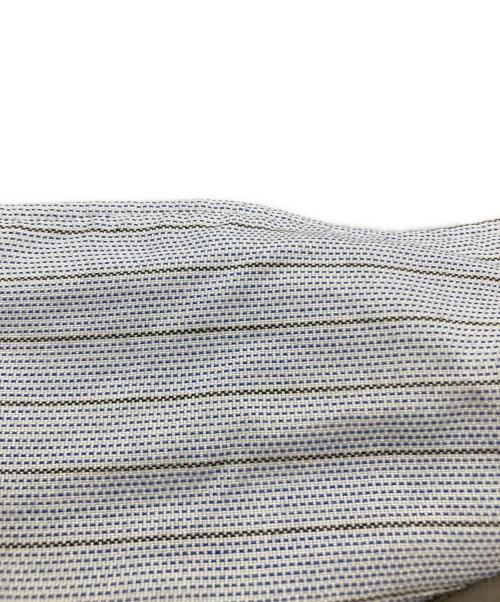 COMME des GARCONS HOMME（コムデギャルソン オム）COMME des GARCONS HOMME (コムデギャルソン オム) ストライプジップシャツ ブルー サイズ:不明の古着・服飾アイテム