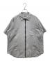 COMME des GARCONS HOMME（コムデギャルソン オム）の古着「ストライプジップシャツ」｜ブルー