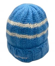 SUPREME（シュプリーム）の古着「Brushed Stripe Beanie」｜ブルー
