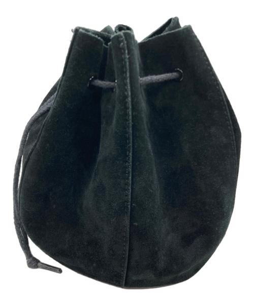 HENDER SCHEME（エンダースキーマ）Hender Scheme (エンダースキーマ) レザー巾着ポーチ ブラックの古着・服飾アイテム