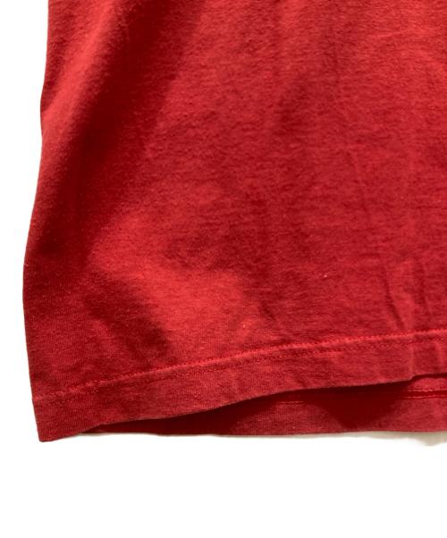 stussy（ステューシー）stussy (ステューシー) スカルプリントTシャツ レッド サイズ:SIZE Lの古着・服飾アイテム