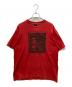 stussy（ステューシー）の古着「スカルプリントTシャツ」｜レッド