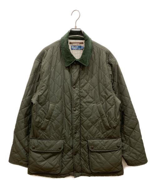 POLO RALPH LAUREN（ポロ・ラルフローレン）POLO RALPH LAUREN (ポロ・ラルフローレン) キルティングジャケット カーキ サイズ:SIZE Lの古着・服飾アイテム