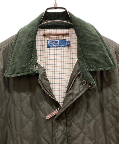 POLO RALPH LAUREN（ポロ・ラルフローレン）POLO RALPH LAUREN (ポロ・ラルフローレン) キルティングジャケット カーキ サイズ:SIZE Lの古着・服飾アイテム