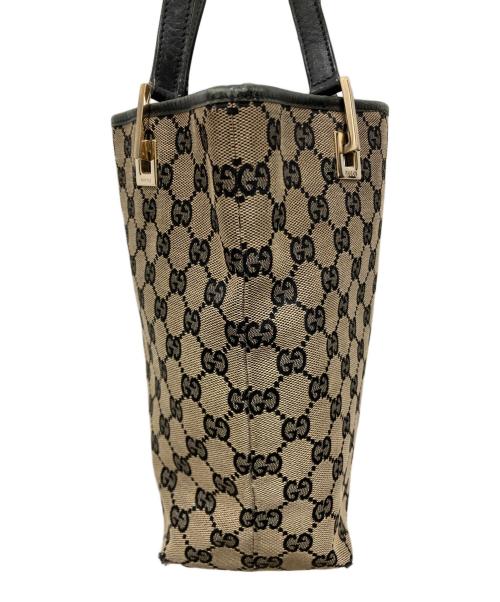 GUCCI（グッチ）GUCCI (グッチ) キャンバストートバッグ GG ブラウンの古着・服飾アイテム