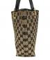 GUCCI (グッチ) キャンバストートバッグ GG ブラウン：20000円