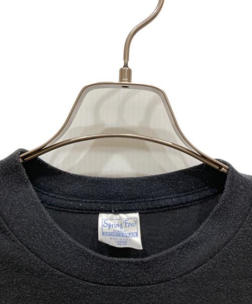 Spring Ford（スプリング フォード）Spring Ford (スプリング フォード) プリントTシャツ ブラック サイズ:SIZE Lの古着・服飾アイテム