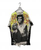 Hanesヘインズ）の古着「Mosquito Head Sid Vicious Nancy Tシャツ」｜グレー