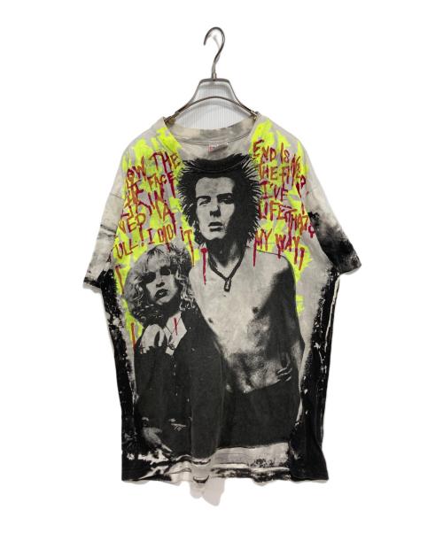 Hanes（ヘインズ）Hanes (ヘインズ) Mosquito Head Sid Vicious Nancy Tシャツ グレー サイズ:Ｌの古着・服飾アイテム
