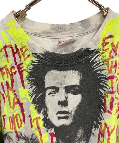 Hanes（ヘインズ）Hanes (ヘインズ) Mosquito Head Sid Vicious Nancy Tシャツ グレー サイズ:Ｌの古着・服飾アイテム
