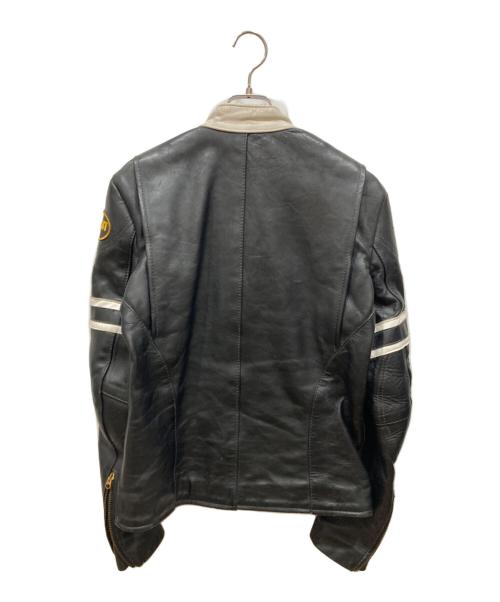 VANSON（バンソン）VANSON (バンソン) RJP シングル ライダースジャケット ブラック サイズ:SIZE 36の古着・服飾アイテム