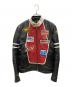VANSON（バンソン）の古着「RJP シングル ライダースジャケット」｜ブラック