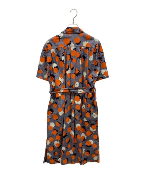 MARNI（マルニ）MARNI (マルニ) プリントシャツワンピース ネイビー サイズ:SIZE 36の古着・服飾アイテム