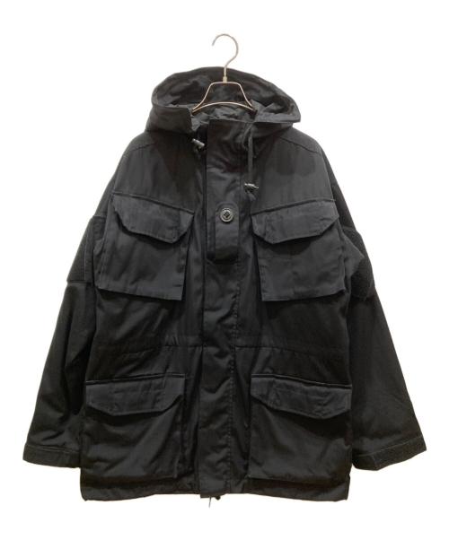イギリス軍（イギリスグン）イギリス軍 (イギリスグン) GS SMOCK COMBAT WINDPROOF コンバットジャケット ブラック サイズ:SIZE Mの古着・服飾アイテム