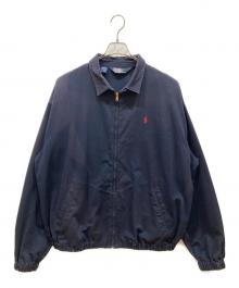 POLO RALPH LAUREN（ポロ・ラルフローレン）の古着「スイングトップ」｜ネイビー