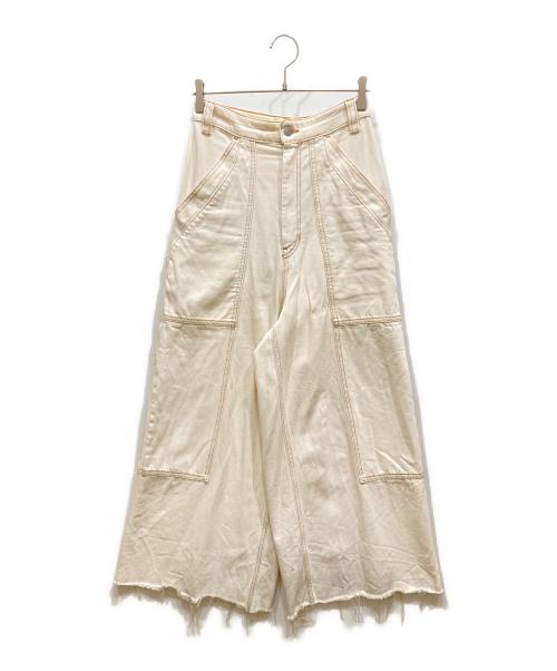 MM6 Maison Margiela（エムエムシックスメゾンマルジェラ）MM6 Maison Margiela (エムエムシックスメゾンマルジェラ) SUPER BLEACH JEANS アイボリー サイズ:SIZE Mの古着・服飾アイテム