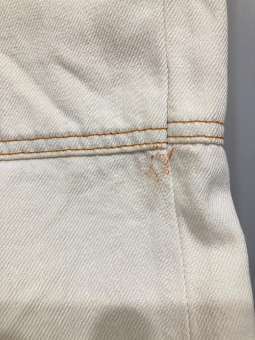 MM6 Maison Margiela（エムエムシックスメゾンマルジェラ）MM6 Maison Margiela (エムエムシックスメゾンマルジェラ) SUPER BLEACH JEANS アイボリー サイズ:SIZE Mの古着・服飾アイテム