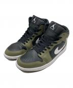 NIKEナイキ）の古着「AIR JORDAN 1 MID」｜カーキ
