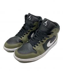 NIKE（ナイキ）の古着「AIR JORDAN 1 MID」｜カーキ