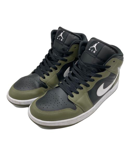 NIKE（ナイキ）NIKE (ナイキ) AIR JORDAN 1 MID カーキ サイズ:SIZE 28cmの古着・服飾アイテム