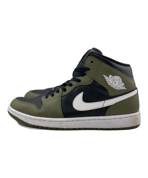 NIKE（ナイキ）NIKE (ナイキ) AIR JORDAN 1 MID カーキ サイズ:SIZE 28cmの古着・服飾アイテム