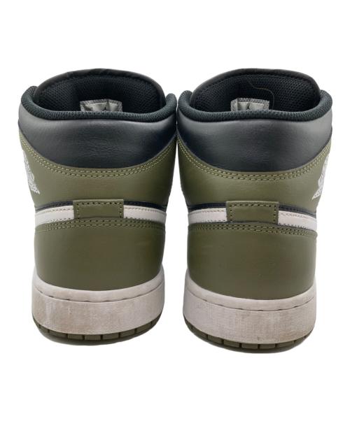 NIKE（ナイキ）NIKE (ナイキ) AIR JORDAN 1 MID カーキ サイズ:SIZE 28cmの古着・服飾アイテム