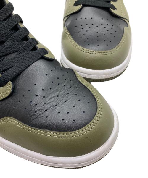 NIKE（ナイキ）NIKE (ナイキ) AIR JORDAN 1 MID カーキ サイズ:SIZE 28cmの古着・服飾アイテム