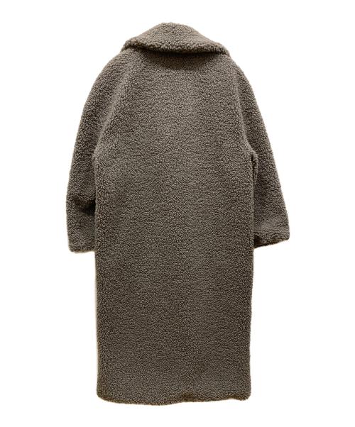 ZARA（ザラ）ZARA (ザラ) ダブルブレストフェイクボアコート グレー サイズ:SIZE Sの古着・服飾アイテム