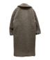 ZARA (ザラ) ダブルブレストフェイクボアコート グレー サイズ:SIZE S：10000円